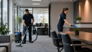 Bureaux modernes du quartier Grand Centre à Cergy — entretien professionnel BDN