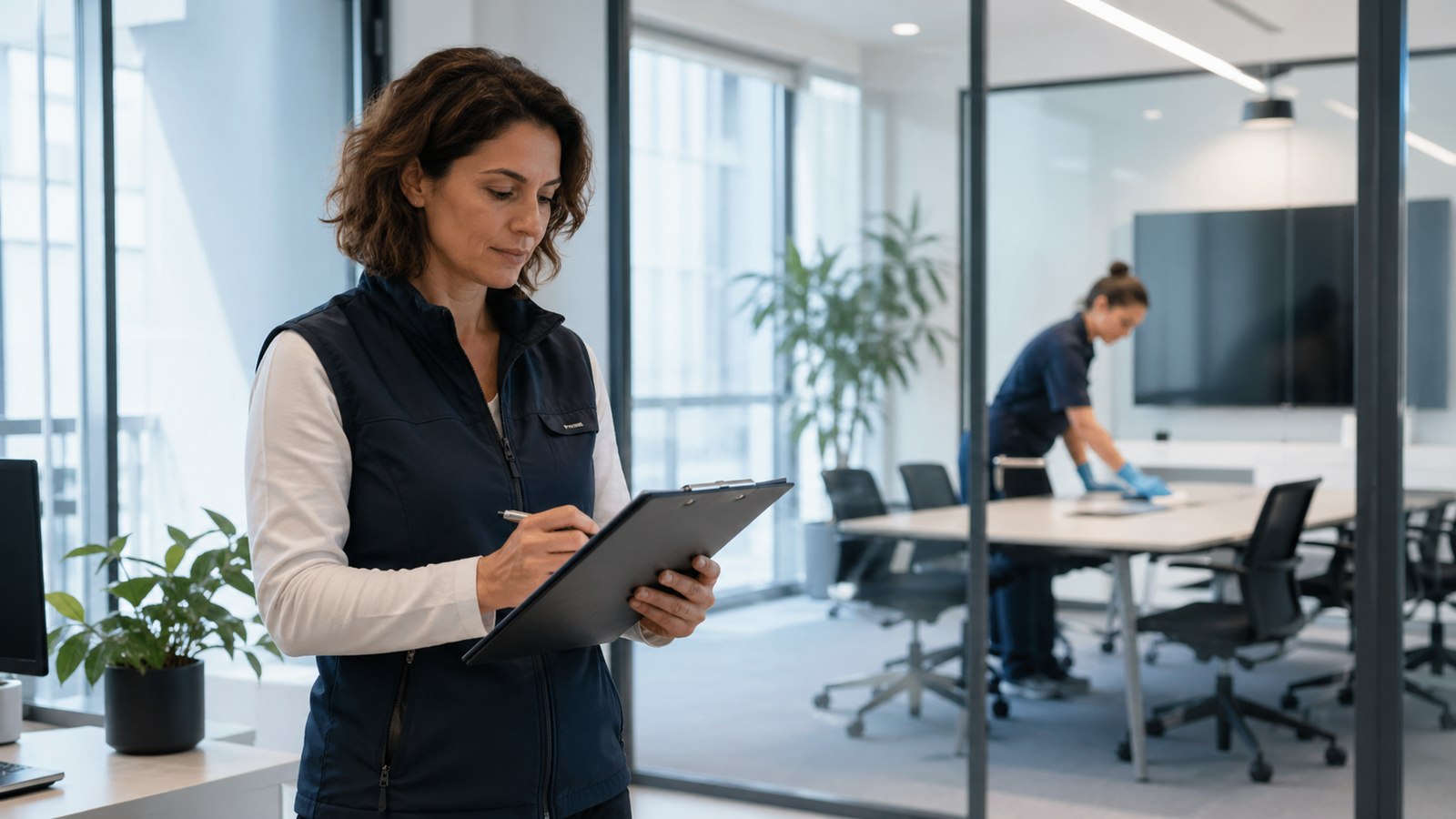 Audit qualité d'un prestataire de nettoyage par une dirigeante de PME — évaluation sur site
