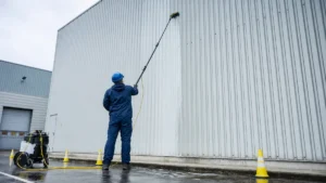 Nettoyage de bardage industriel — BDN Nettoyage, Val d'Oise (95)