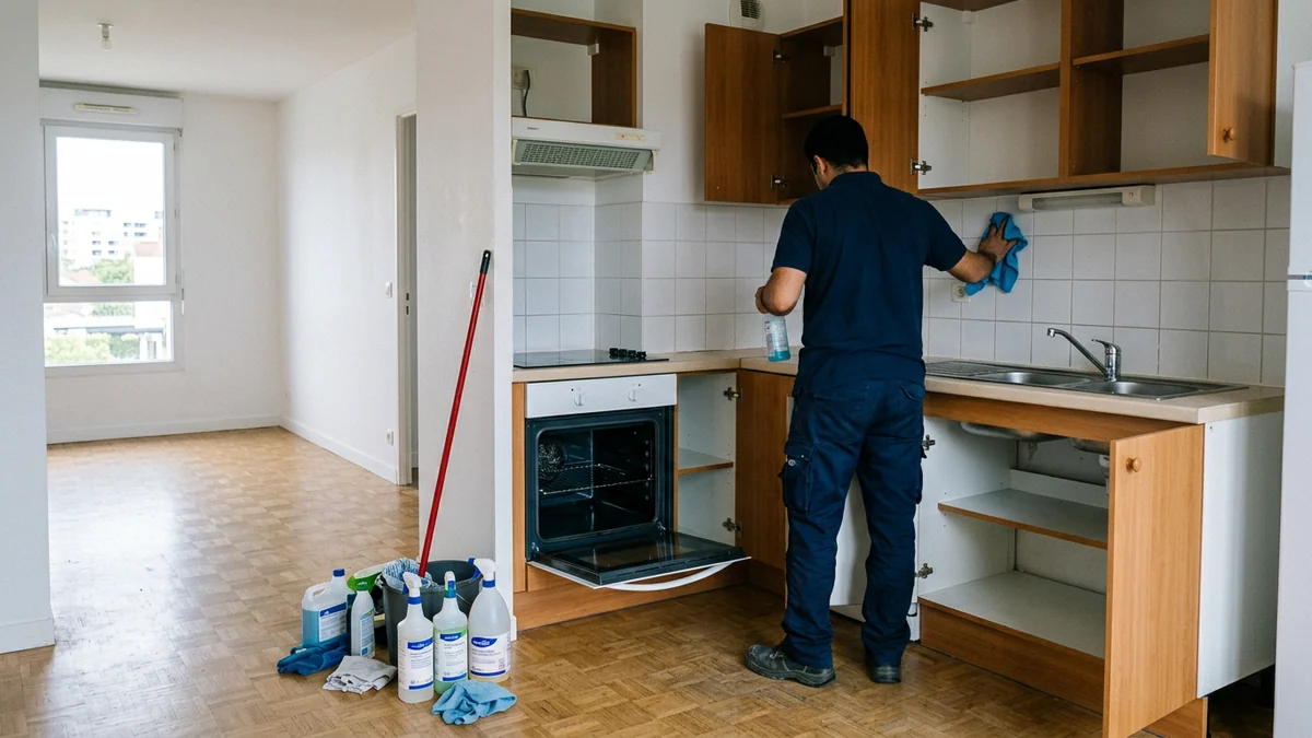 Nettoyage de fin de bail dans un appartement vide — BDN Nettoyage, Val-d'Oise (95)